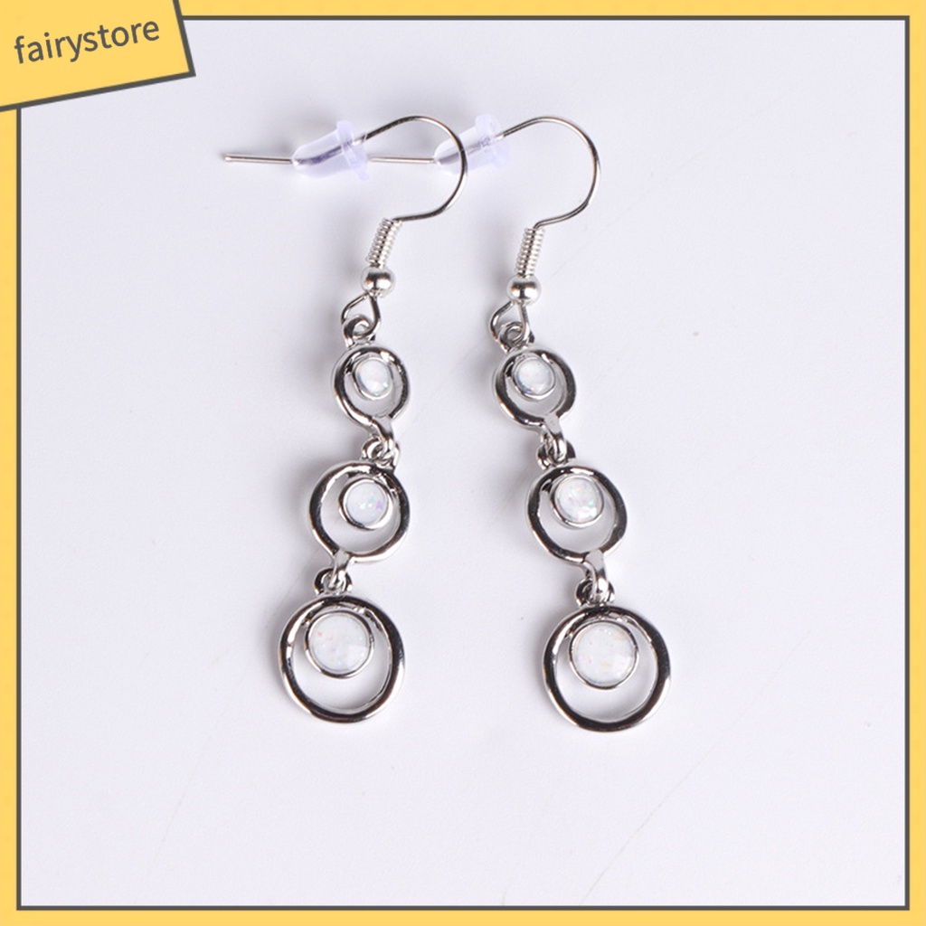 Đôi Khuyên Tai Dáng Dài Chất Liệu Thép Không Gỉ