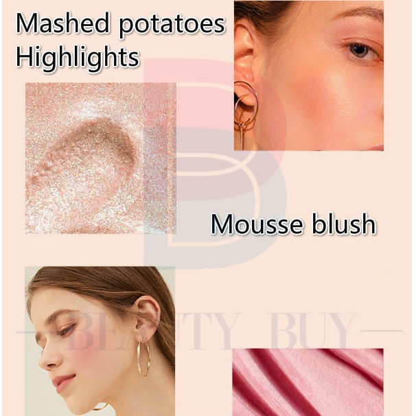 Phấn Má Hồng Bắt Sáng Trang Điểm Màu Nude 6051 | BigBuy360 - bigbuy360.vn