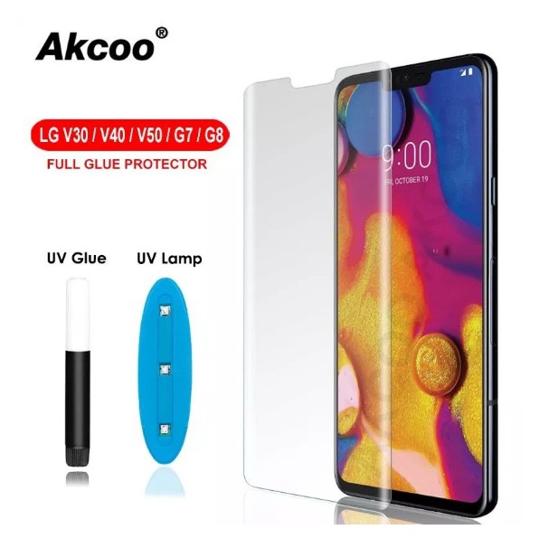 Kính cường lực Full keo UV cho LG G8/ G8 ThinQ Full màn hình cao cấp