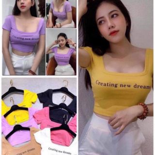 Áo kiểu bozip cổ U
