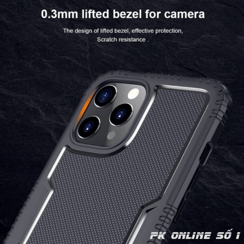 Nillkin Tactics TPU Case for Apple iPhone 12 , 12 Mini , Pro , Pro Max Chống sốc toàn diện , cao cấp chính hãng