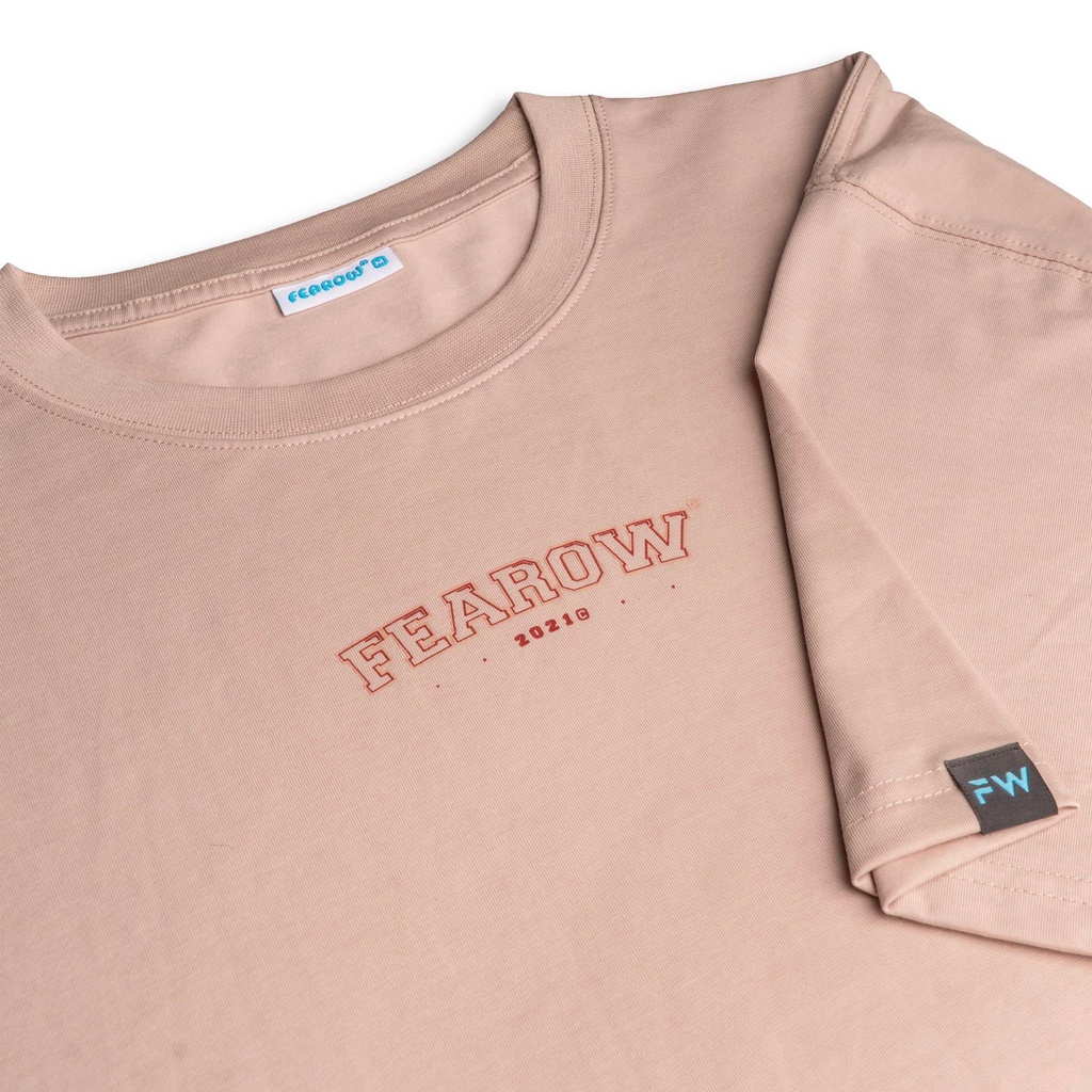 Áo thun nam nữ local brand unisex Fearow Basic 90s Tee /Màu Tan- FW133