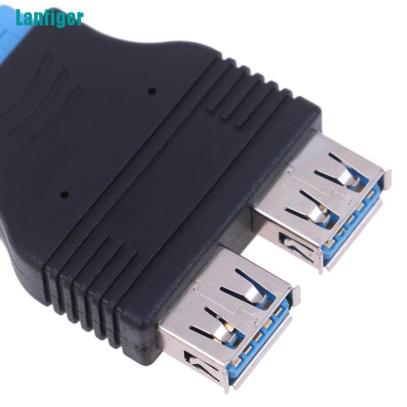 Bo Mạch Chủ 2 Cổng USB 3.0 female Sang 20 pin female