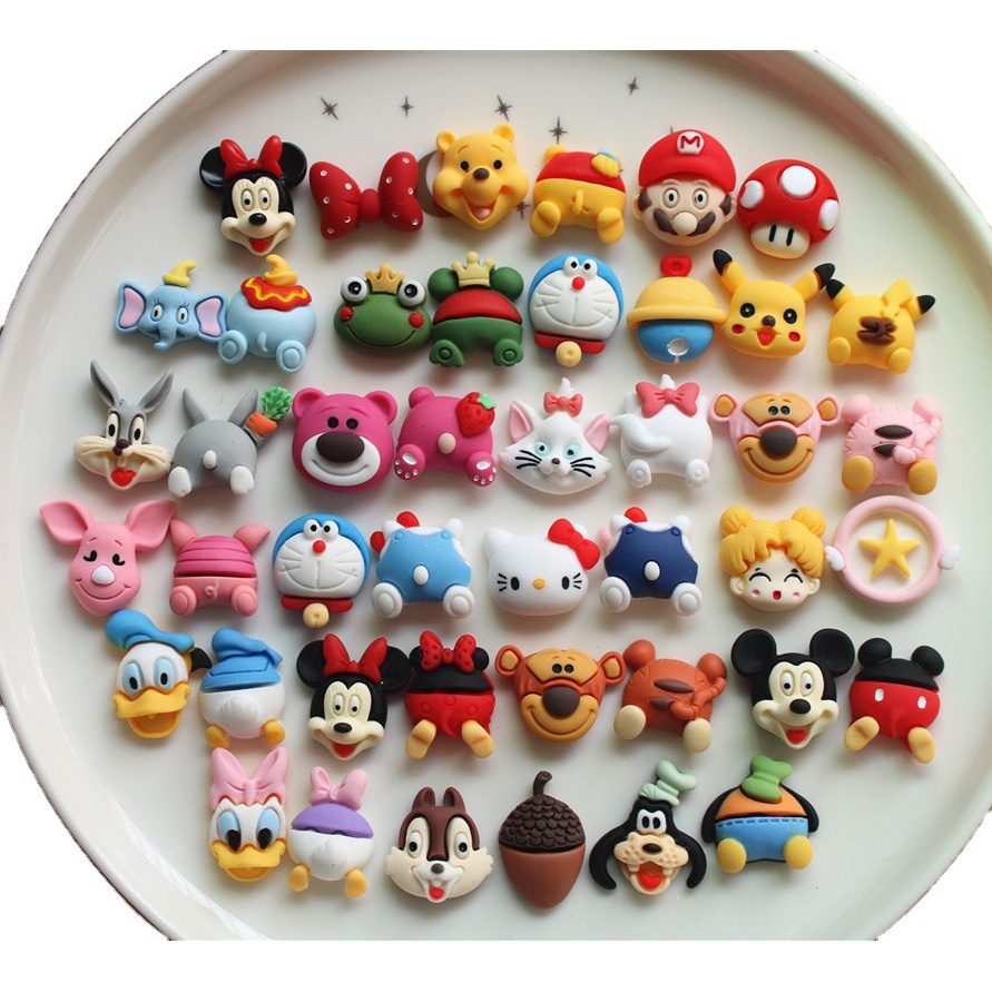 Sticker được chọn mẫu, jibbitz gắn dép sục , charm hoạt hình
