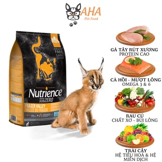 Thức Ăn Hạt Cho Mèo - Bao 500g Nutrience Subzero - Thịt Gà, Cá Trích thumbnail