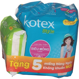 Kotex khô thoáng siêu mỏng không cánh
