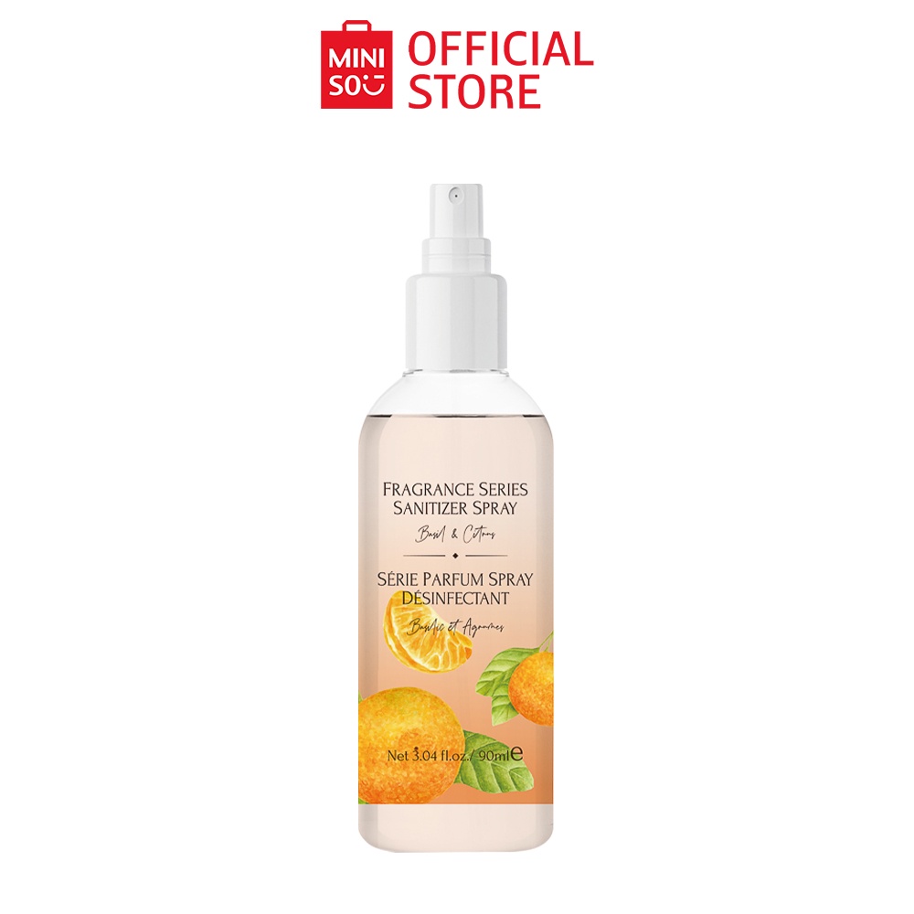 Nước Hoa Nữ Toàn Thân Body Mist Fragrance Series Miniso Hương tự nhiên lưu hương lâu 90ml