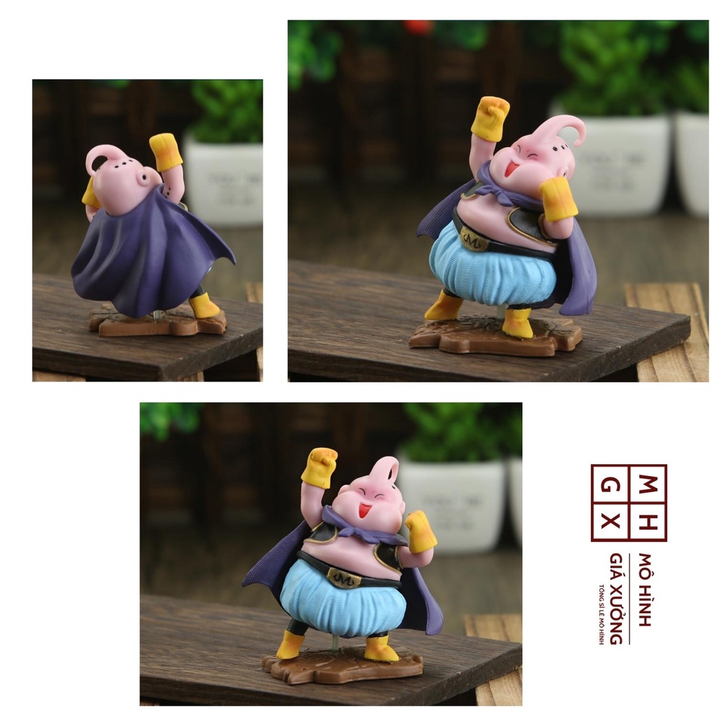 Mô hình Dragon Ball Majin Buu siêu dễ thương cao 9cm , figure mô hình 7 viên ngọc rồng , mô hình giá xưởng