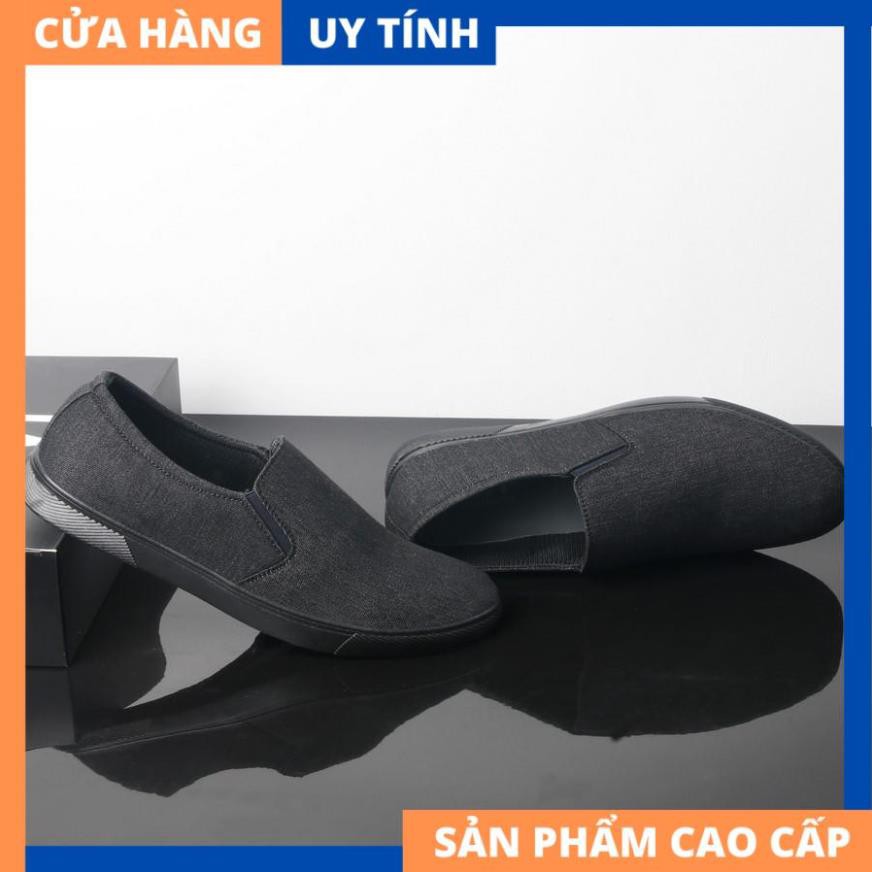 Giày lười nam full đen thời trang cực ngầu VP212 Gấu nâu [HÀNG CAO CẤP] | BigBuy360 - bigbuy360.vn