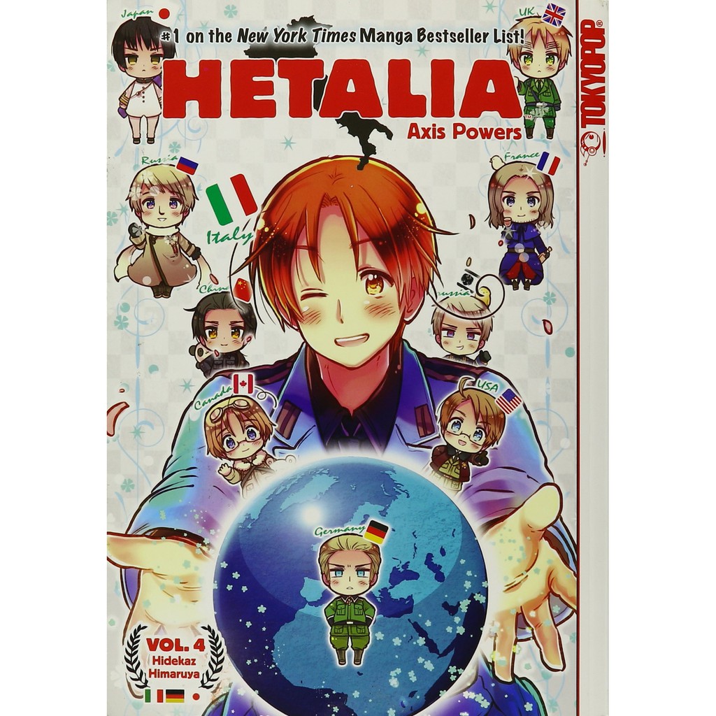 Hộp ảnh Postcard Hetalia - Axis Powers anime chibi