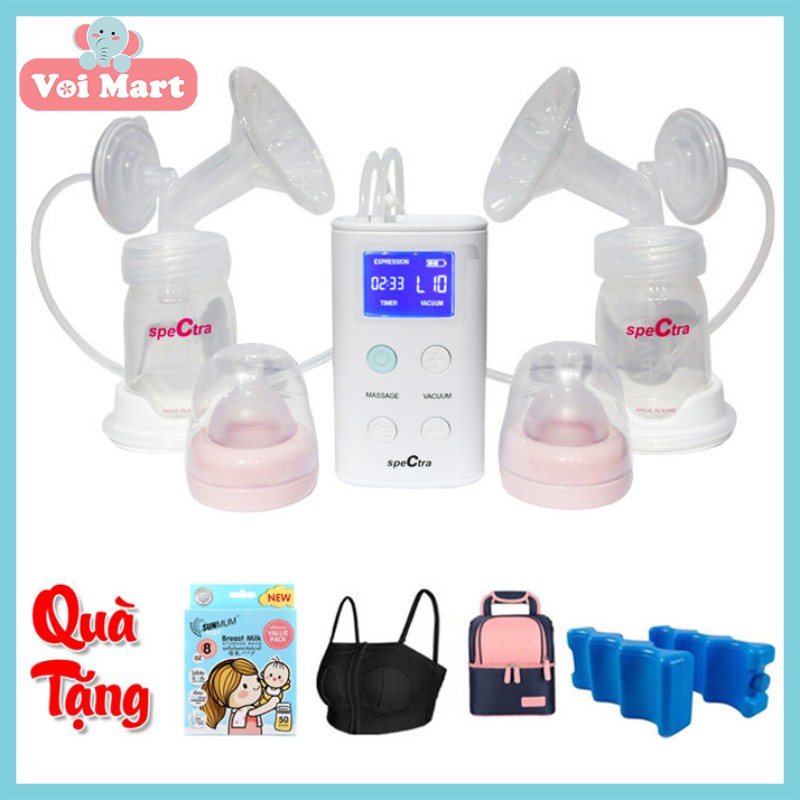 ✔️TƯ VẤN SIZE PHỄU ✔️ Máy Hút Sữa Spectra 9 Plus  Kèm Quà Tặng 5 Món  Bảo Hành Chính Hãng 24 Tháng