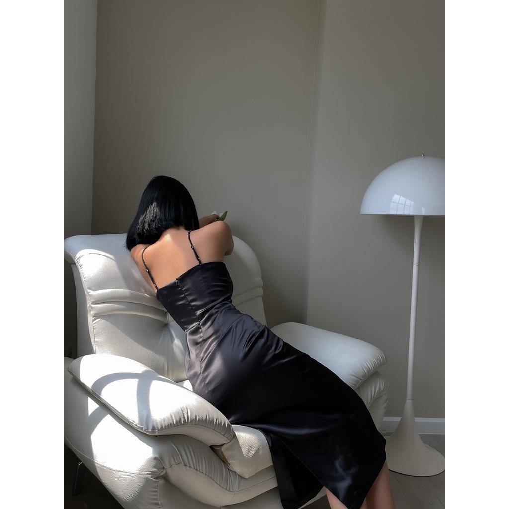 Beloved dress - Váy lụa hai dây chiết eo gọng ngực ôm - Thiết kế bởi Iamcoco.official