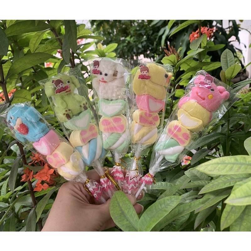 Kẹo dẻo bông hình thú