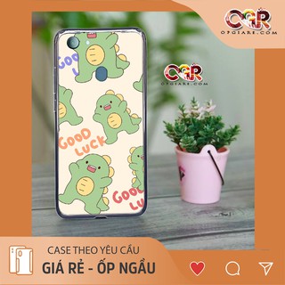 ốp lưng oppo f5 silicon dẻo mịn hoạ tiết KHỦNG LONG siêu Cute