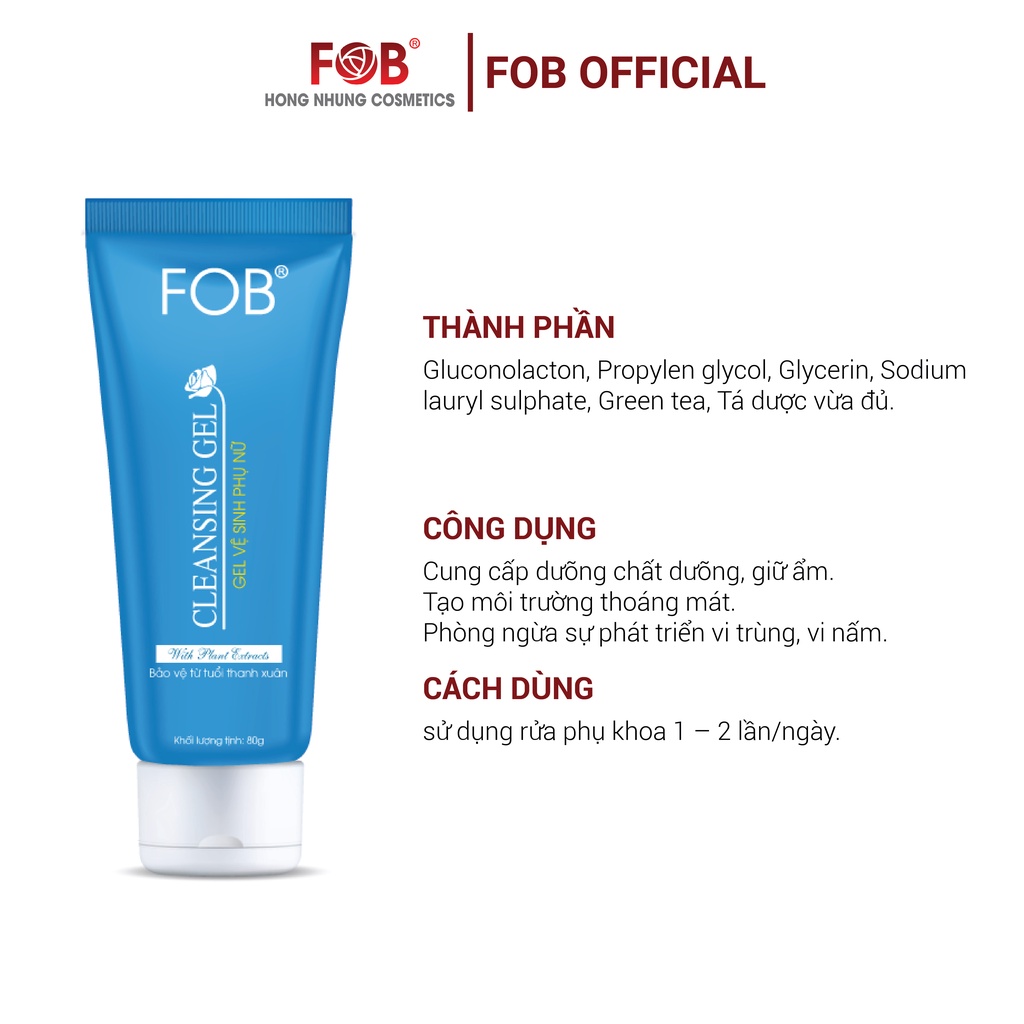 Gel vệ sinh phụ nữ - FOB® CLEANSING GEL