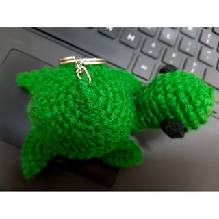 Móc khóa len handmade hình con rùa