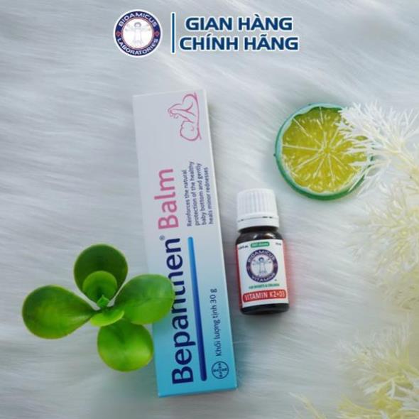 Men vi sinh Bioamicus vitamin D3 K2 hỗ trợ hấp thu canxi, D3 K2 lọ 10ml