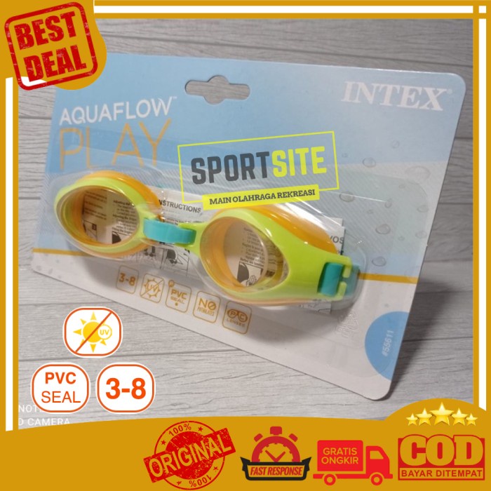 Kính Bơi Trẻ Em Intex Vui Nhộn Kính Bơi Trẻ Em - Xanh Lá