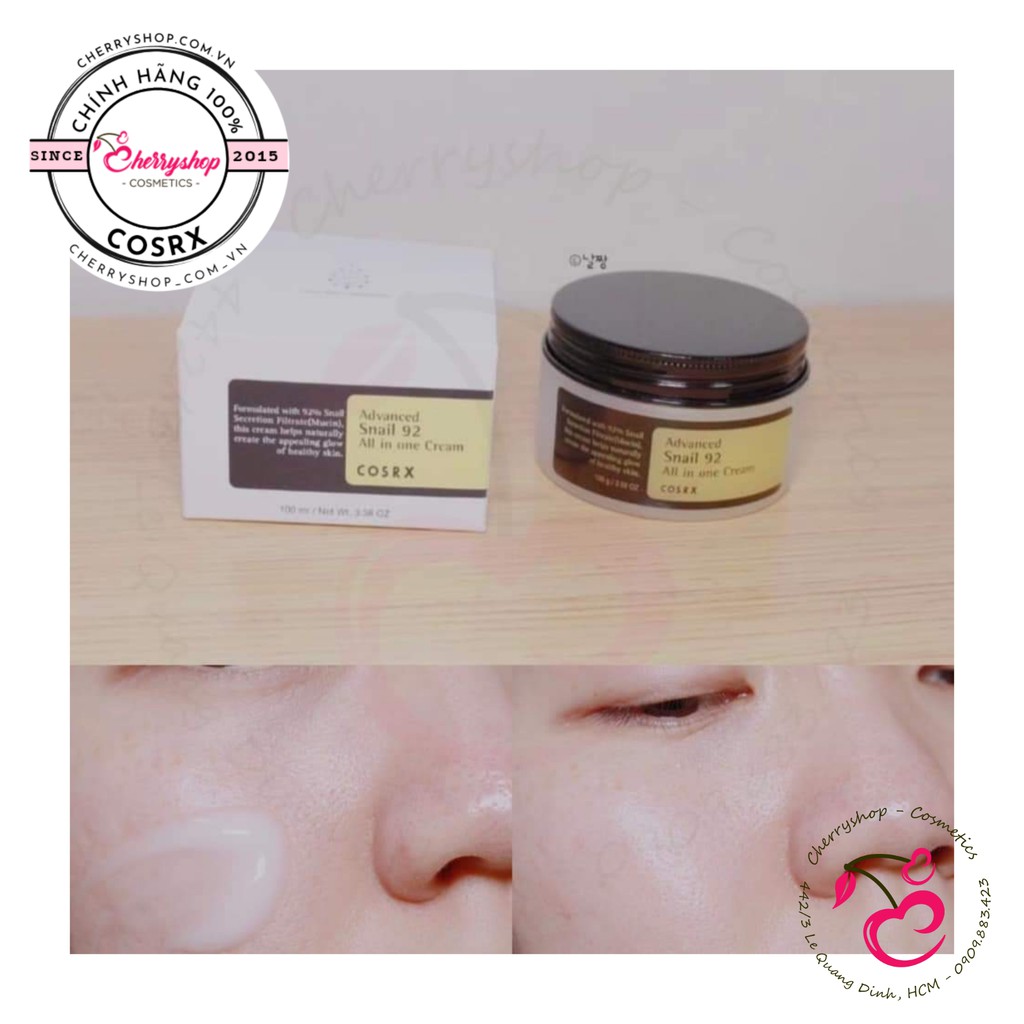 KEM DƯỠNG COSRX ADVANCED SNAIL 92 ALL IN ONE CREAM