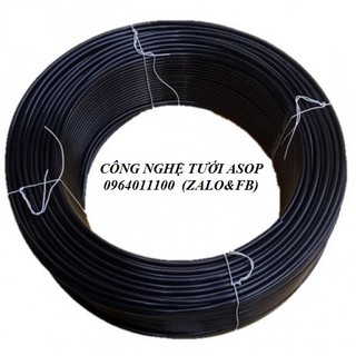 50m Ống nhựa đen pe 5mm (5mm đường kính trong ống/7mm đường kính ngoài ống)  cao cấp dài 50m