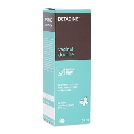 BETADINE Vaginal Douche 125ml - Dung dịch vệ sinh phụ khoa Betadin