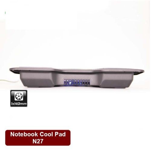 Đế tản nhiệt Laptop VSP COOLER N27 1FAN Siêu Mát - Dùng cho laptop từ 14inch 15.6 inch - BH 6 Tháng