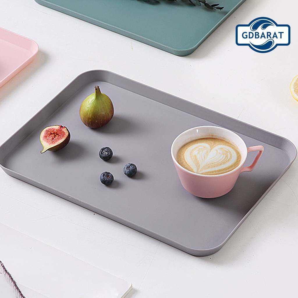 Khay nhựa hình chữ nhật dùng đựng trái cây / món tráng miệng đa năng tiện dụng | BigBuy360 - bigbuy360.vn