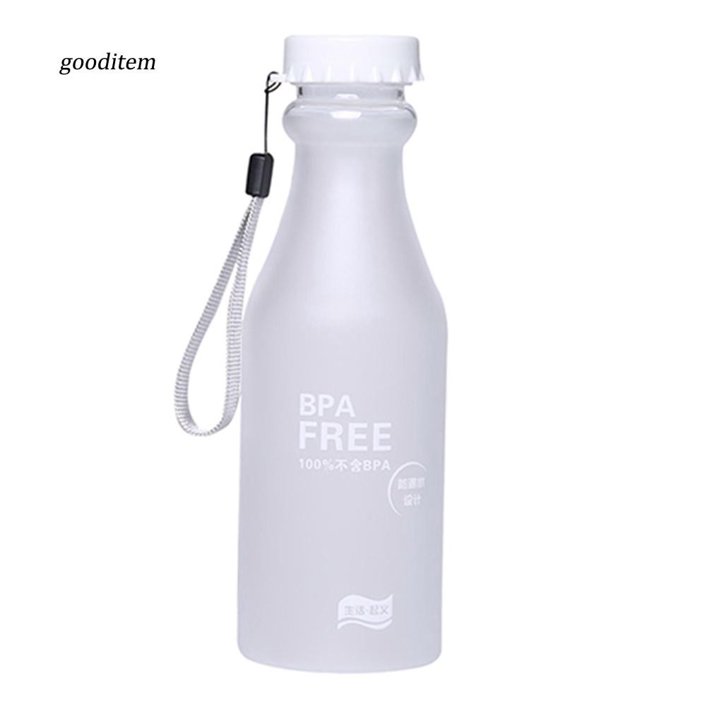 GDTM_550ML Leakproof Sport Water Bottle Portable Outdoor Travel Healthy Drinking Cup