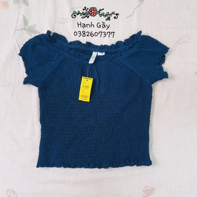Áo croptop trễ vai