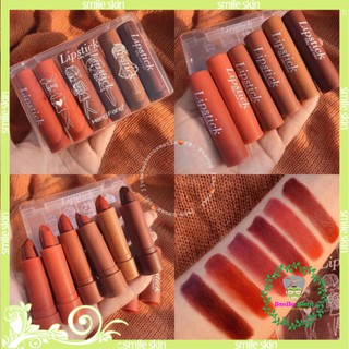 Set 6 Cây Son Fullsize Silky Vivid Color Heng Fang