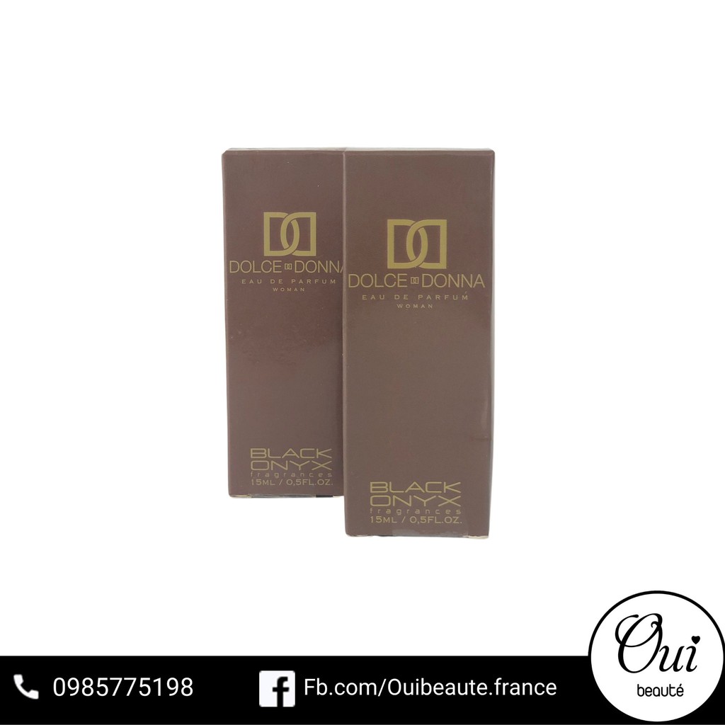 Nước hoa nữ nội địa Pháp Black Onyx Dolce Donna EDP women 15ml Ouibeaute