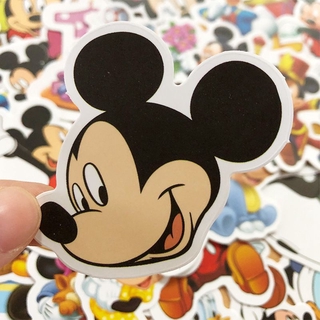 Set 50 miếng dán chống thấm nước hình chuột Mickey
