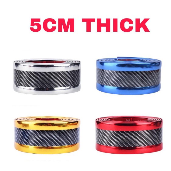 Miếng Dán 5CM 5D 6D Sợi Carbon Cho Xe Hơi