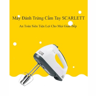 Mua Máy đánh trứng cầm tay Scarlett bán tự động thông minh Thiết kế tiện lợi dễ dàng sử dụng vệ sinh cho mọi gian bếp