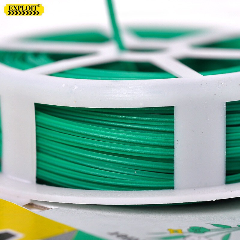 Dây buộc kẽm bọc nhựa PP Twist Tie, dây kẽm bọc nhựa đa năng dùng buộc, uốn cành - Tích hợp dao cắt tiện lợi