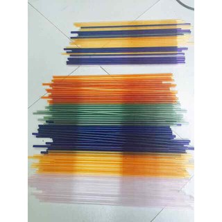 Combo 10 ống Thuỷ Tinh màu Đức cắt sẵn 20cm