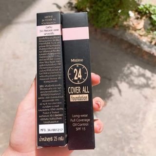 Kem nền mistine 24 cover all dropper