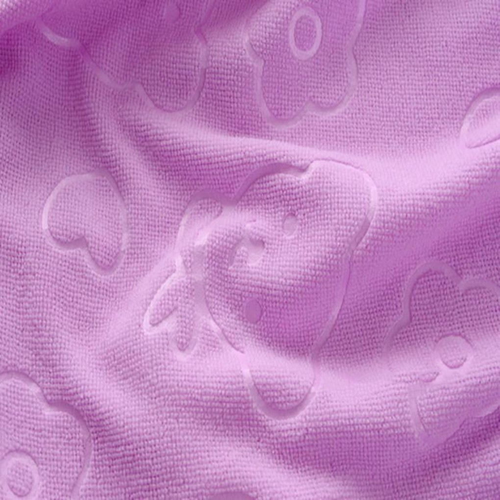 Khăn Tắm 70x140 cm Sợi Tổng Hợp, Hình Gấu Bông Nhanh Khô, Thấm Nước Tốt