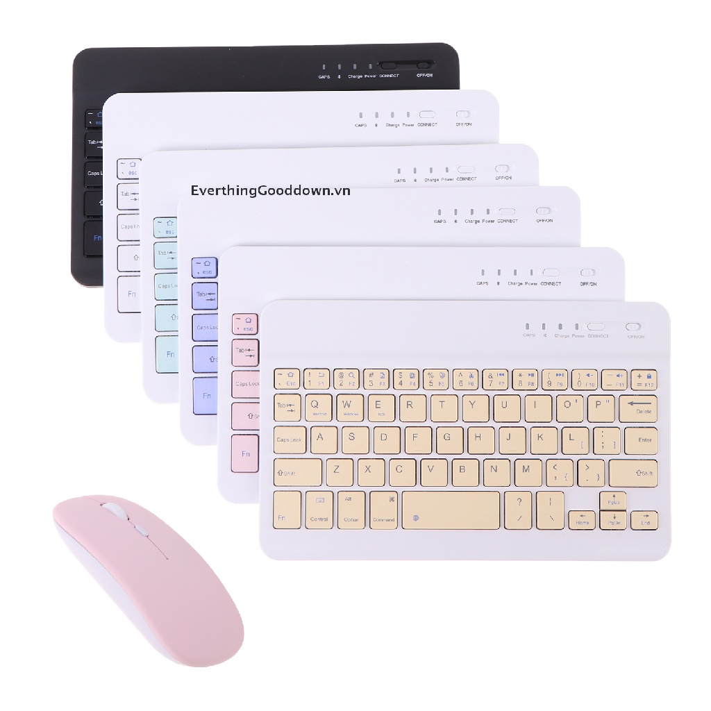 Bộ Bàn Phím Bluetooth Không Dây Cho Điện Thoại / Máy Tính Bảng