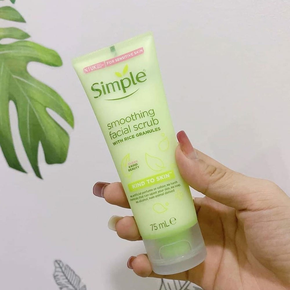 Tẩy Tế Bào Chết Simple Smoothing Facial Scrub 75ml