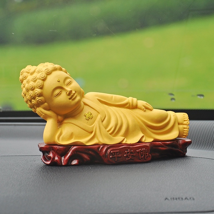 Tượng Phật Thích Ca Mâu Ni Trang Trí Taplo Ô Tô, Bàn Làm Việc, Phòng Khách Cao Cấp - Sang Trọng