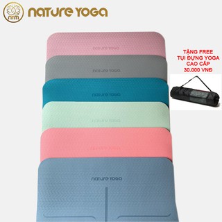 Thảm Tập Yoga Định Tuyến Chống Trơn 2 Lớp 6 mm Cao Cấp