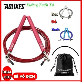 [Tặng túi đựng] Dây Nhảy Thể Dục Cao Cấp Chính Hãng Aolikes AL3202