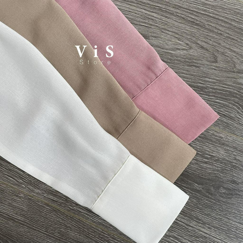 Áo sơ mi nữ tay dài