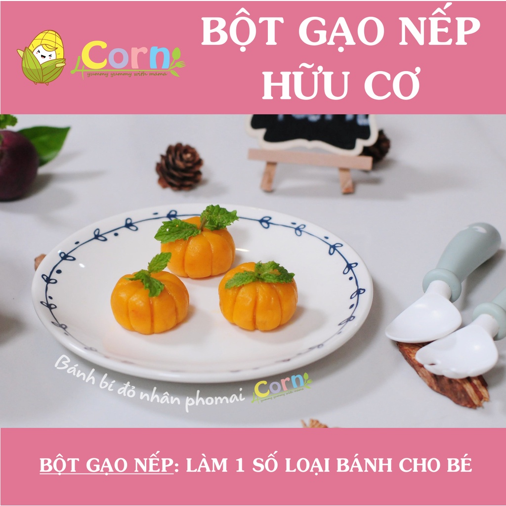 Bột gạo tẻ/nếp hữu cơ Floating Lotus - Cho bé 5m+