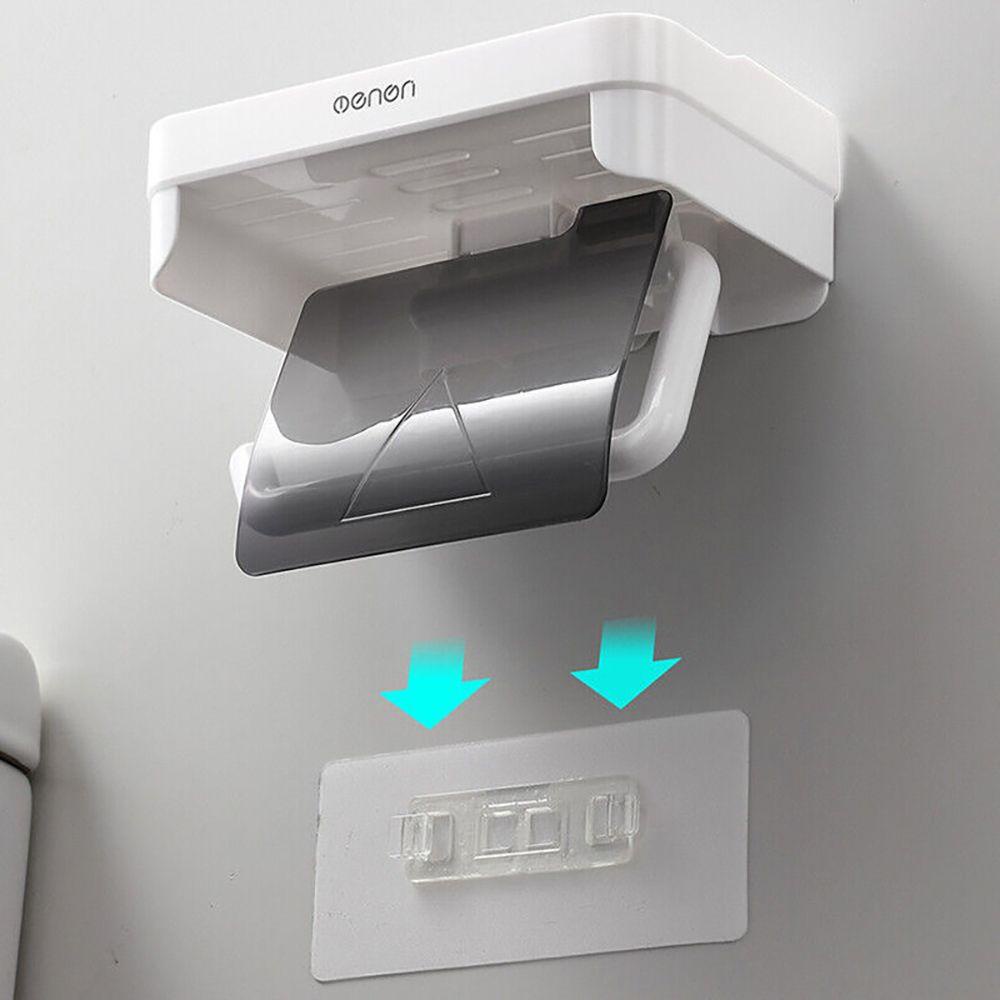 Giá Đỡ Cuộn Giấy Vệ Sinh Đa Năng Chống Nước Không Cần Đục Lỗ 1 Cái