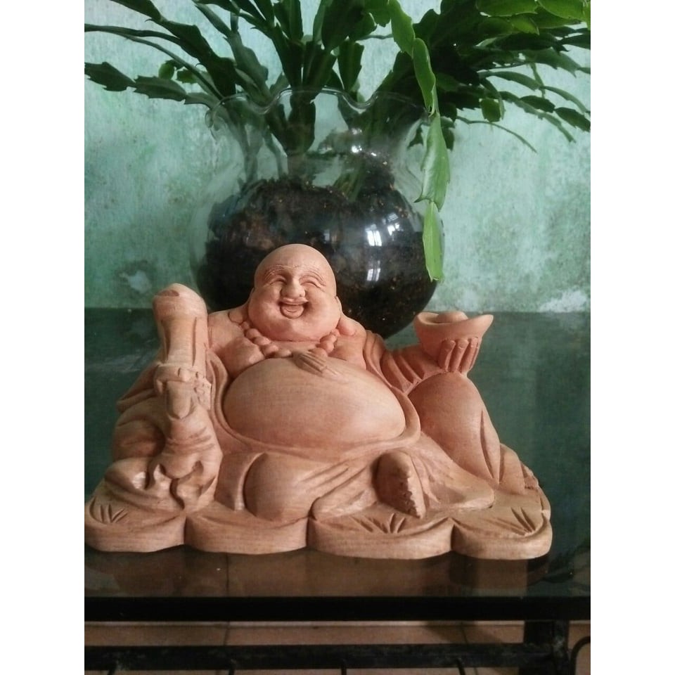 Tượng Phật Di Lặc gỗ Xá xị phong thủy