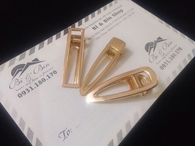 Set 3 Kẹp Tóc Đơn Giản  - Set 301