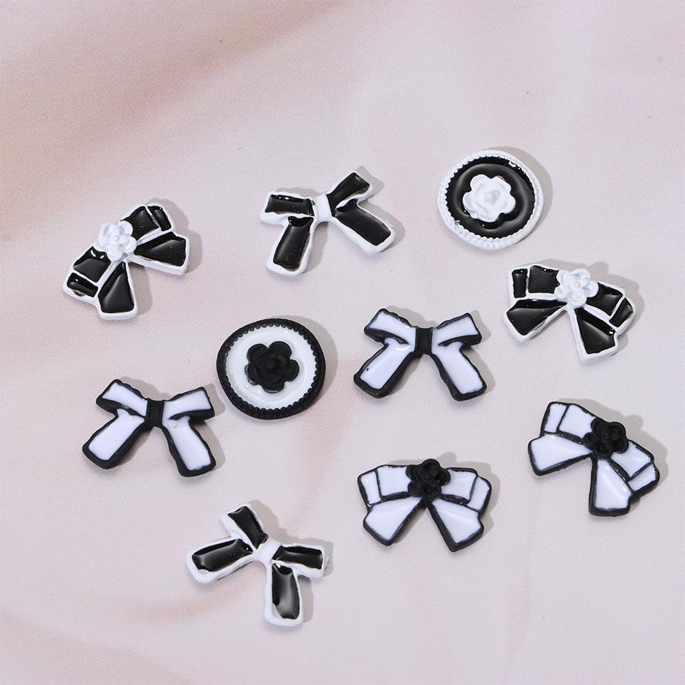 1 Túi Phụ Kiện Trang Trí Móng Tay Hình Nơ Bằng Kim Loại Xinh Xắn