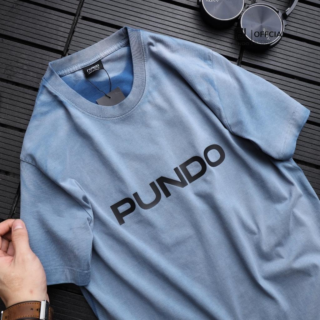 Áo thun nam cổ tròn tay ngắn phông trơn vải cotton cao cấp PUNDO ATPD70
